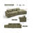 Upholstered Sectional Sofa Couch-395920434
