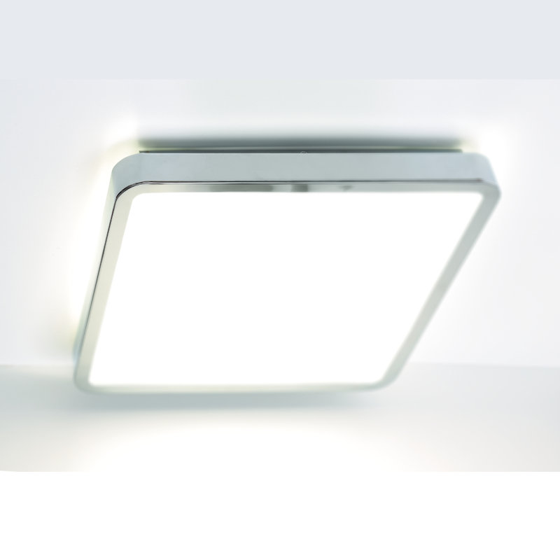 Ceiling light 3-light Casco, White, 6.5cm H x 55 cm W x 55 cm D, 3 x LED 42W 3150 lm