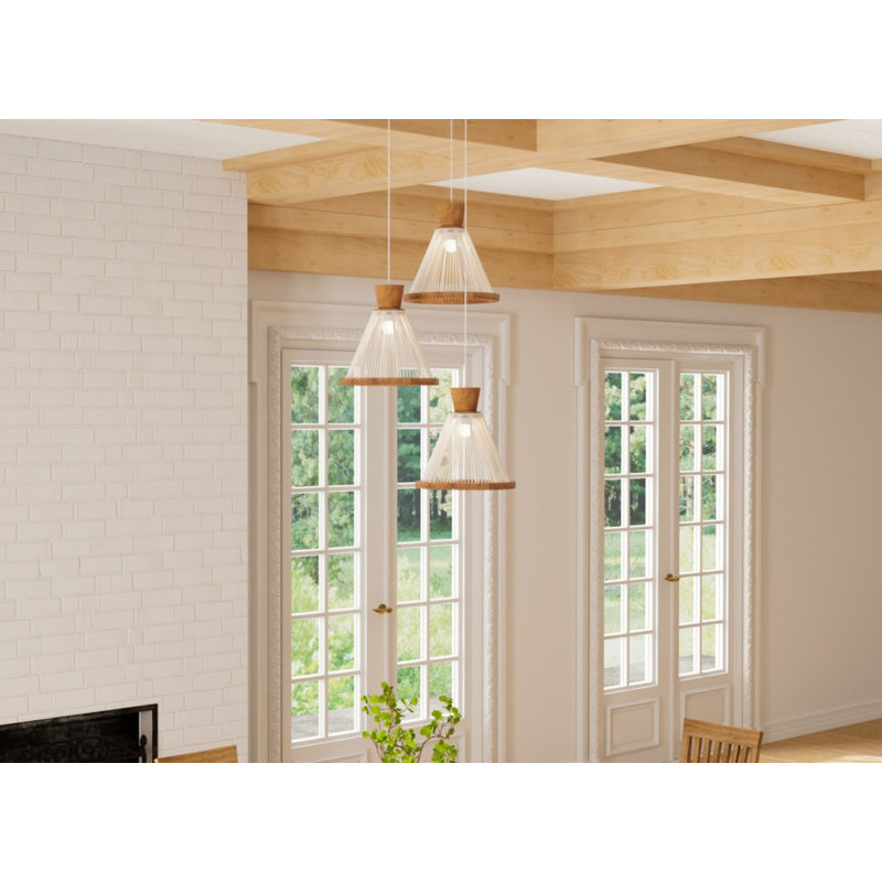 Corda 3 - Light Pendant, Teak