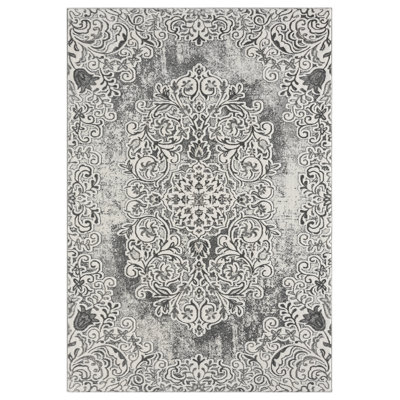 Grand tapis moderne à motif floral Boho 8 x 10