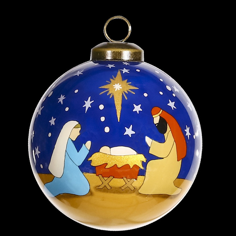 Ornement boule de nuit silencieuse