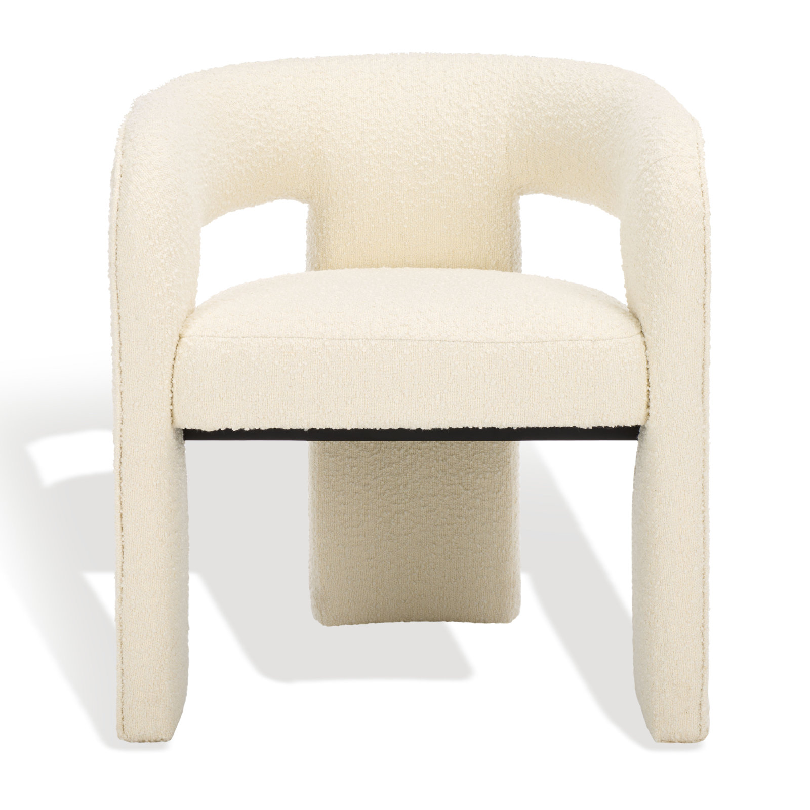 Meline Dining Chair, Ivory Boucle