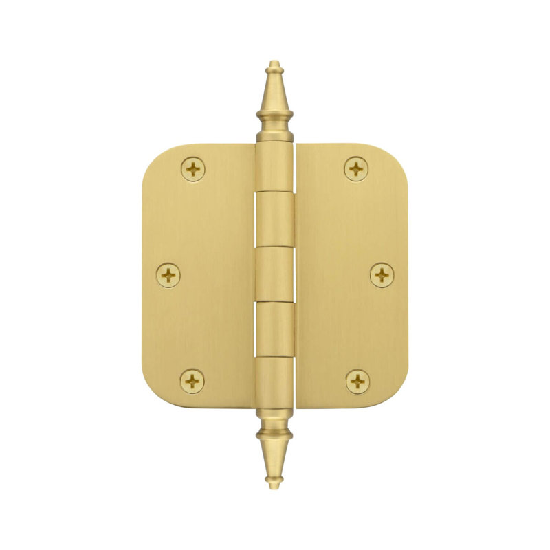 3.5'' x 3.5'' Brass Butt Bearing Hinge