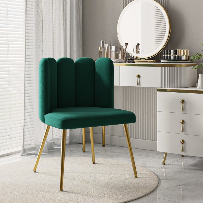 Chaise d'appoint Easthampton, Polyester vert