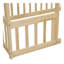  Lit en bois en forme de maison en bois avec clôture, garde-corps-546966920-546966966