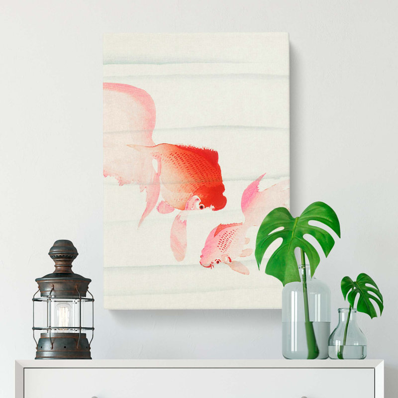Goldfish by Ohara Koson - Wrapped Canvas, 50cm H x 35cm W x 3cm D