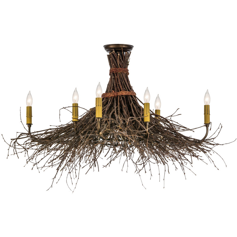 Dedrah 8 - Light Semi Flush Mount
