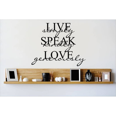 Text & Numbers Wall Decal