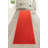 Washable Anti Slip Low Profile Solid Red Color Custom Size Runner Rug for Hallway Stairway Entryway Kitchen-502777187