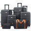 Hardshell Luggage Sets 6 Piece With 2 Bags,Carry On Suitcase With Handle Password Lock Double Spinner Wheels, Lightweight 16"+20"+24"+28" Luggages