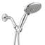 Pomme de douche à haute pression multi-fonctions 5 pouces avec boyau de douche 8 pieds Anti-Clog-49634650
