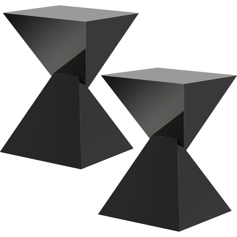 Table d'appoint en acrylique, Noir