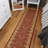 Homeline Non-Slip Rubberback Oriental Indoor Runner Rug, Dark Red-397911907