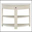 Console demi-lune avec tiroir et 2 tablettes-272522665
