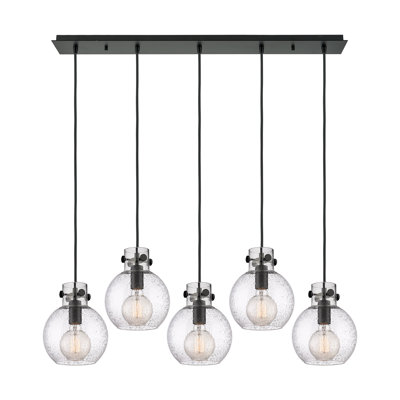 Luminaire suspendu sphère 5 lumières Amrith