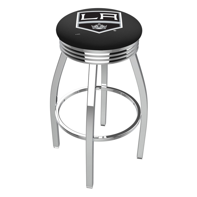 NHL Swivel Bar Stool, Los Angeles Kings, Counter Stool (25" Seat Height)