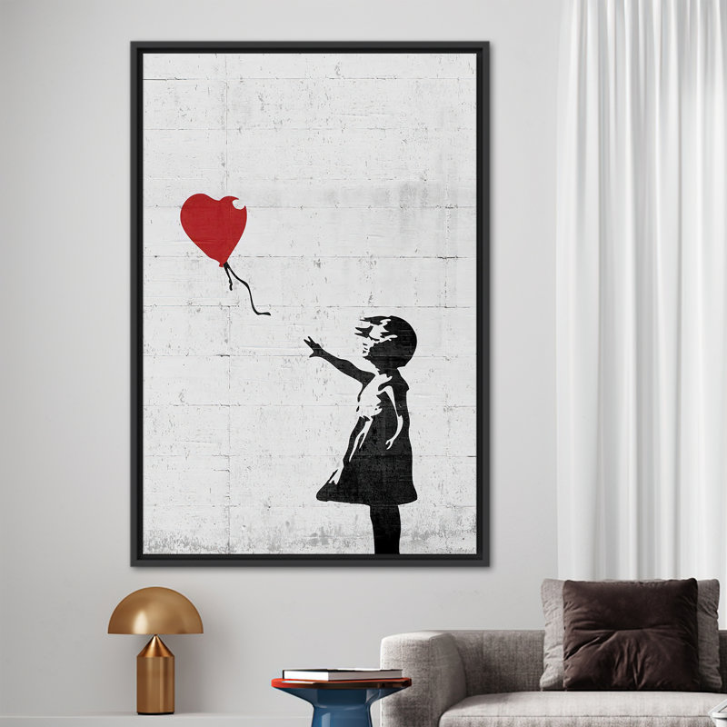 Print on Canvas, 20 cm H x 30 cm W, Black Floater Framed