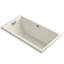 Tea for Two 66" x 36" Drop In Air Bathtub-1824622672-1824622686