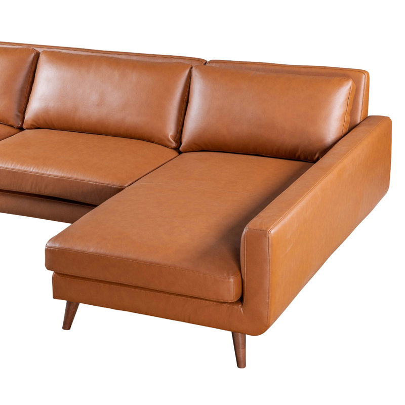 Canapé modulaire en cuir Garland, Orienté à droite