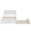 Lit plateforme avec lit gigogne-266669069