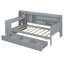 Lit de jour en bois avec 3 tiroirs, ports USB et bureau-487529446-487529440