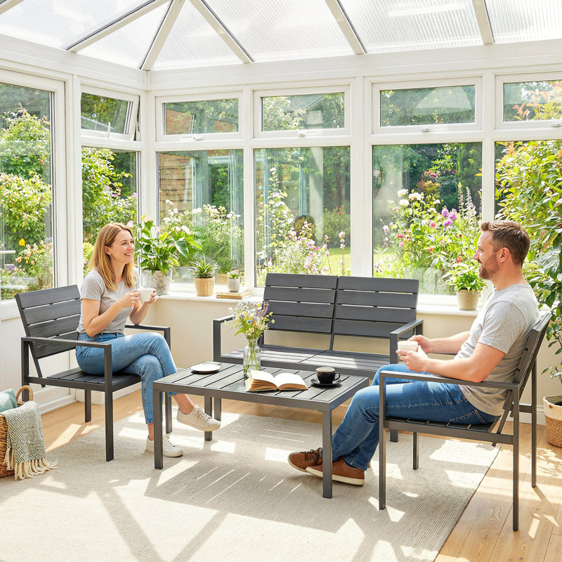 Garden Sofa Set, Grey