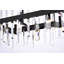 Lustre carré / rectangulaire à 16 lumières pour îlot de cuisine avec détails en cristal Marlow-65912222-101933133-101933134