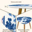 Ensemble de 2 tables basses gigognes Triangle