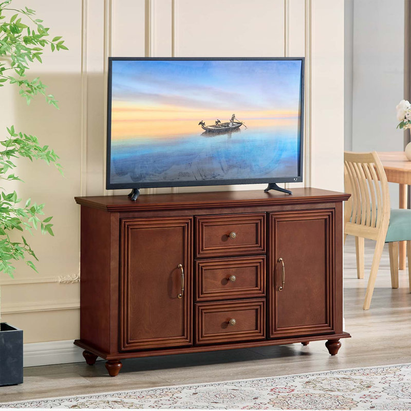 Buffet moderne avec rangement spacieux, Noyer