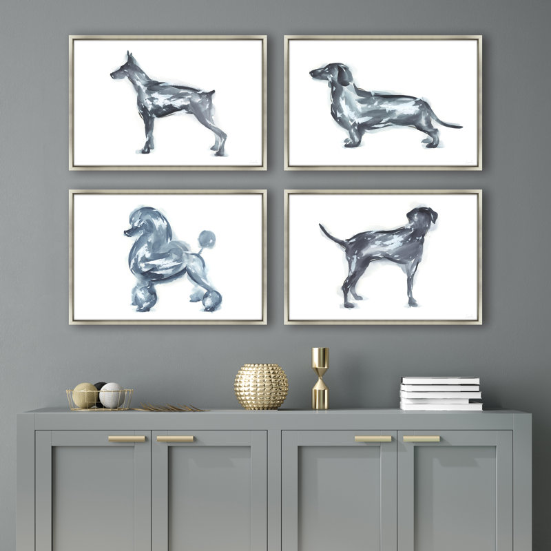 Dear Little Friends I Print by Janice Sadler, 17.5" H x 25.5" W, Glass Coat