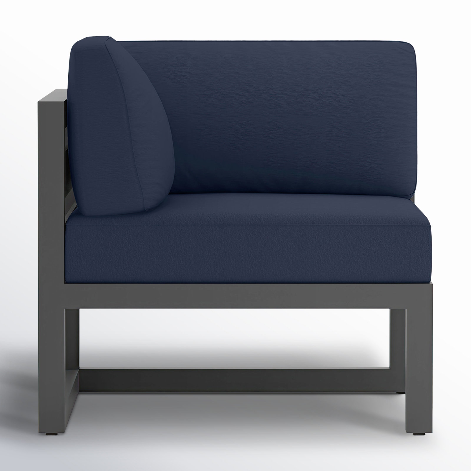 Smith 32" Sunbrella® Patio Sectional, Spectrum Indigo, Slate
