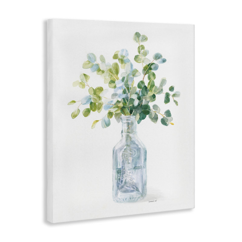 «Flower Jar Still Life Painting», impression sur toile, H 40 po x l 30 po