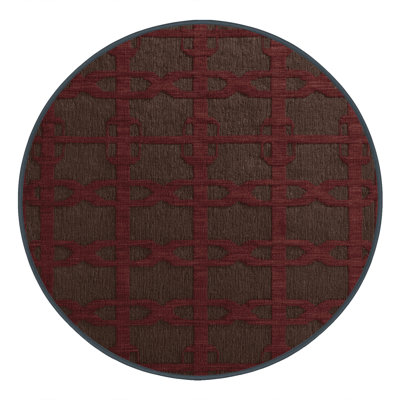 Tapis noir en treillis lavable à la machine