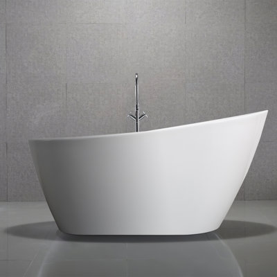 Maryline 80 mm W Freestanding Acrylic Bath