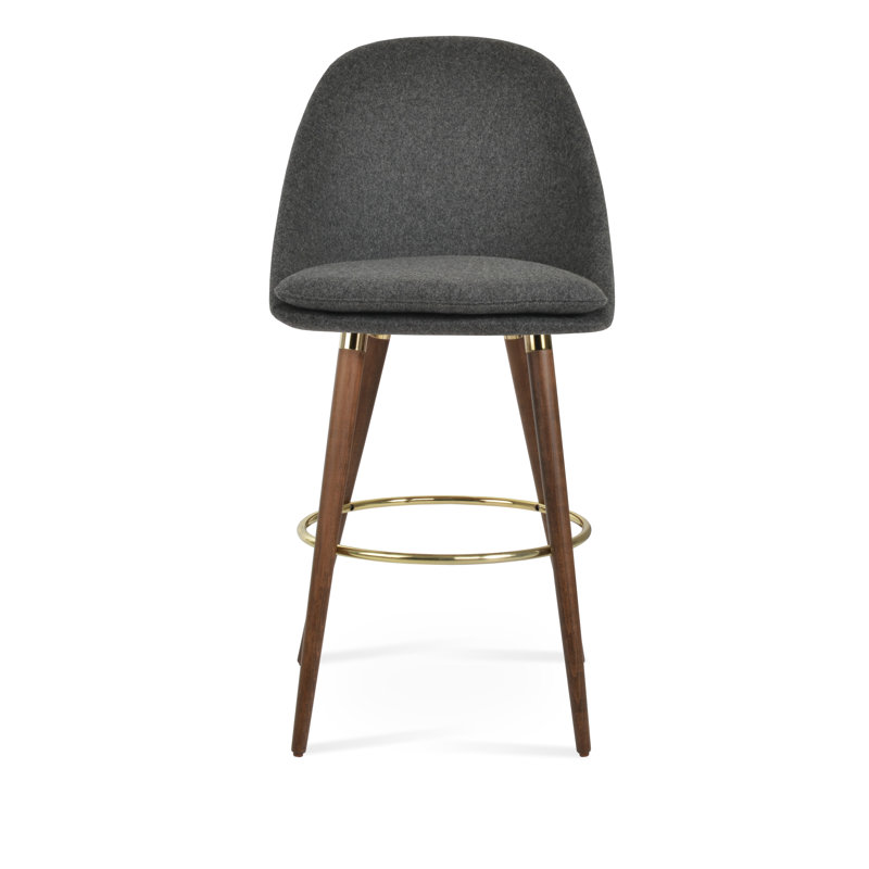 Tabouret Avanos, Gris foncé, Tabouret de bar (siège d'une hauteur de 28,7 po)