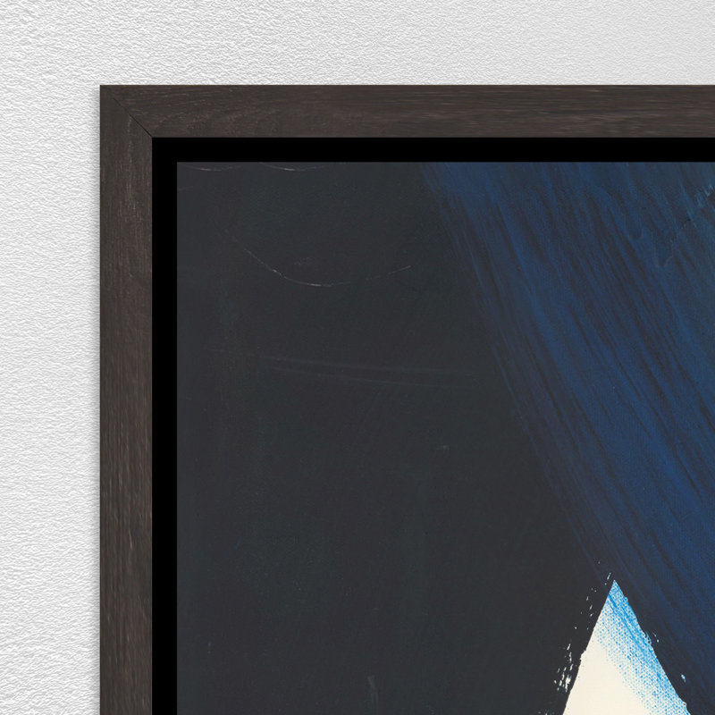 Coups Blue Painting by Mark Sargent, Glass Coat