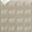 Beige Sheep Knitted Throw