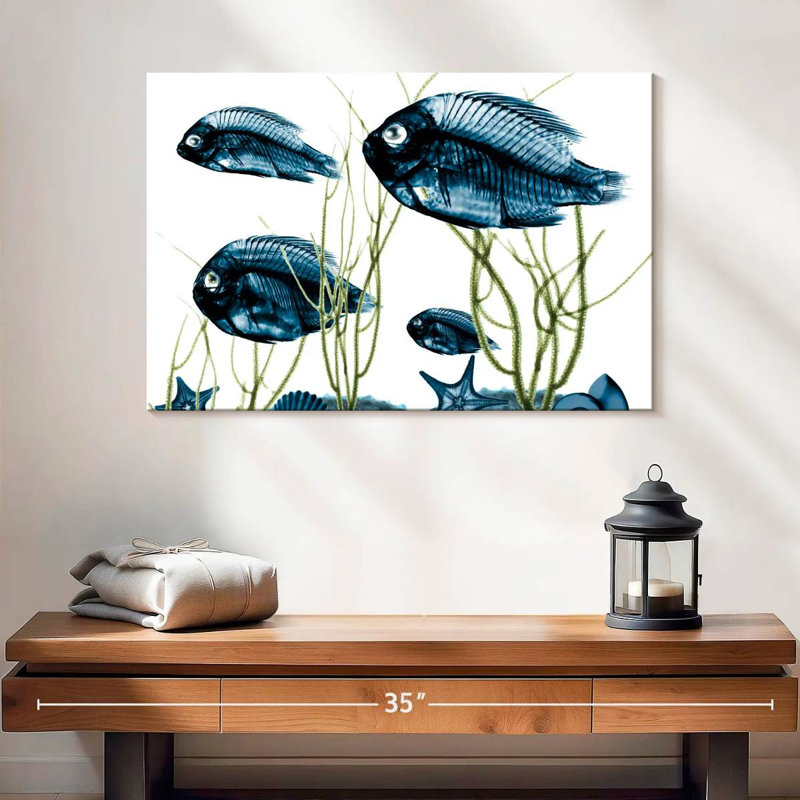 Aquatic Home II, 16" H x 24" W