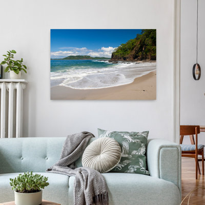 Surf On The Beach Costa Rica Beach La Punta Papagayo Gulf Of Papagayo Guanacaste Costa Rica Abstract Contemporary Beach Landscape Art