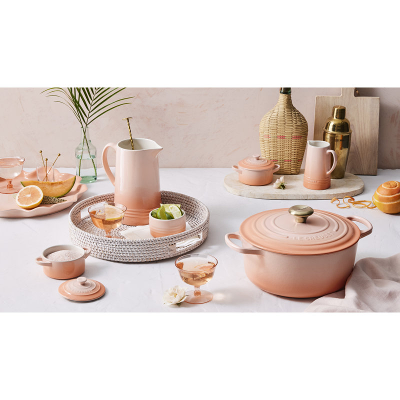 8 Oz. Mini Round Cocotte, Peche