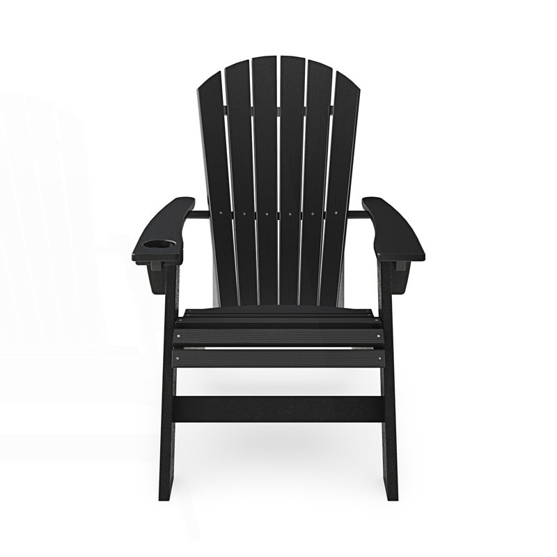 Ensemble de conversation Adirondack pour 3 personnes Kavia Ocean View, Noir