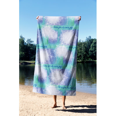 Ultra-Soft Beach Towel, 30 x 59 Inches | 70% Polyester / 30% Polyamide, Microfilament Fabric | Quick-Dry, Lightweight & Compact for Travel | Perfect for Beach, Pool, Gym, and Outdoor Adventures