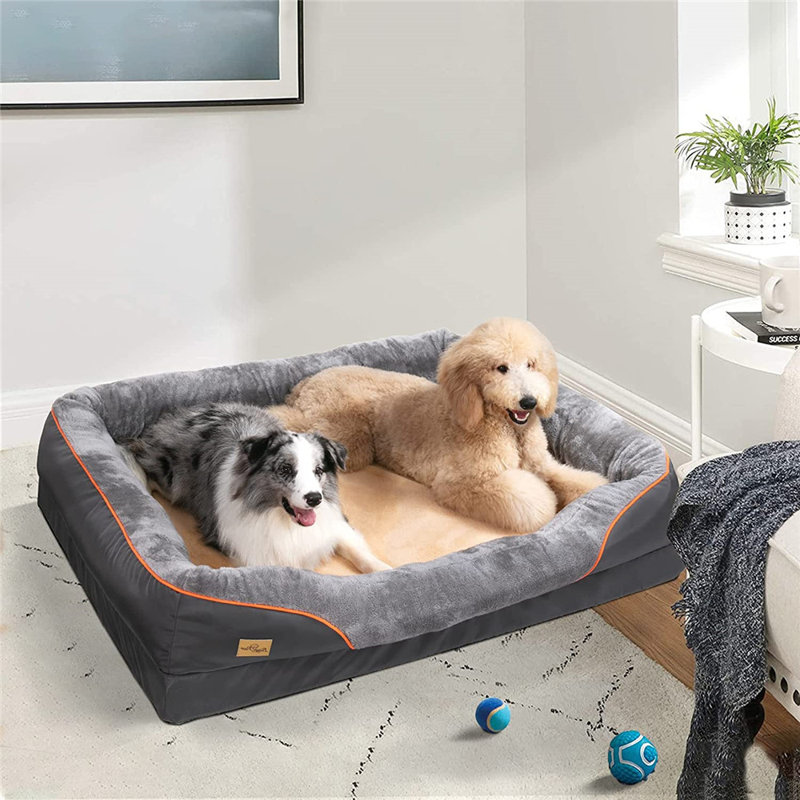 Bolster Cushion in Grey, 30cm H x 97cm W x 72cm D