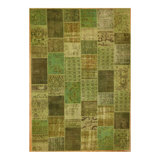 Rectangle Rectangle 9'10" X 14'1" Area Rug with Non-Slip Backing