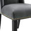 Ensemble de 2 chaises de salle à manger en velours Modway Baron Performance-143622774