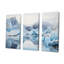 Minimalisme Groenland Horizon - ensemble de reproduction d'art mural Glacier-471483020-471483022