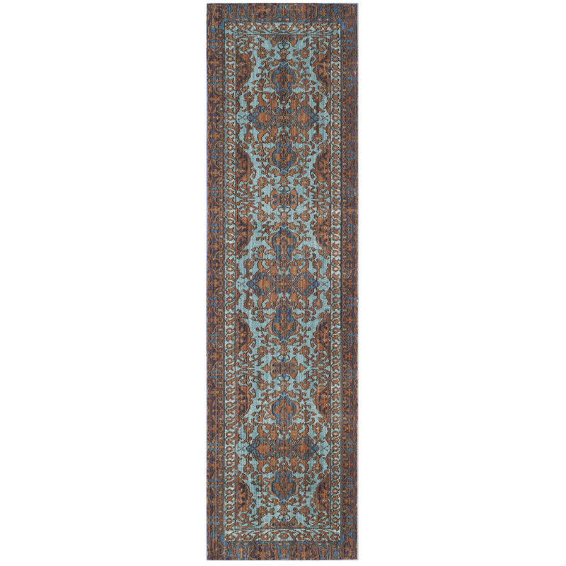Chantae Performance Abstract Rug, Runner 2'3" x 10'