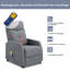 Fauteuil inclinable 26,2 po