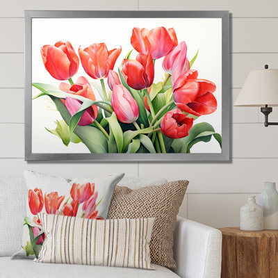 «Tulipes Minimalisme Dream I» sur toile
