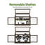 35.4" W x 14.6" D 2-Tier Wooden Cold Frame Garden Greenhouse-22812972